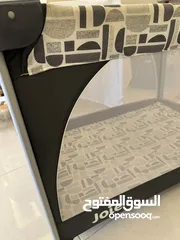  9 سرير قماشي ماركه جوي البريطانيه مع وحده غيار  /Joie travel bed