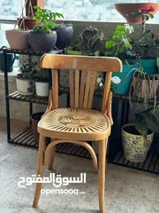  3 كرسي خشب شركة القيصر
