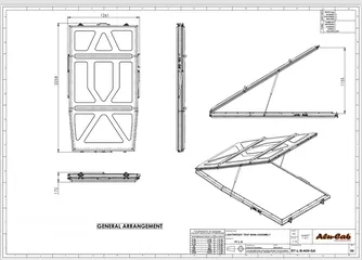  6 Aluminium Cab Roof Tent Gen 3-R Black Alu-Cab