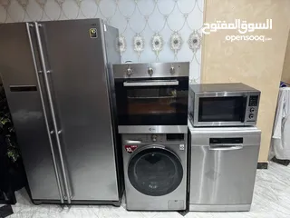  1 أجهزة مطبخ كاملة وكالة  Kitchen appliances in a very good condition