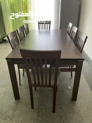  3 8 seater dining table with chairs (Bought from Pan)