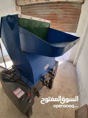  1 جاروشة مخلفات انتاج بلاستيكية