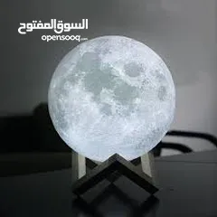  6 سماعه  القمر المضيئ مع القاعده وريموت و بلوتوث