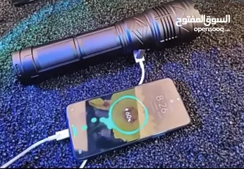  4 مصباح LED يدوي اضاءته قويه جدا يوصل لمسافه بعيدة جدا ومتعدد الاستخدامات