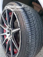  2 جنط فوزن 17 اربع براغي قريب مع كوشوك للبيع مش للبدل