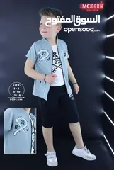  4 طقم ولادي من 3 قطع