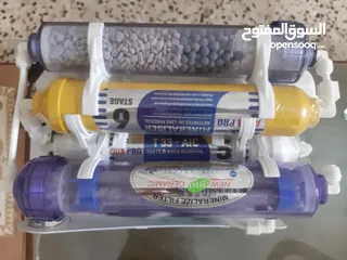  11 فلتر مياه تايواني حفر 9مراحل مع UV وساعه ضغط وستاند بسعر مغري