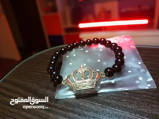  3 اسوارة فاخرة مع التاج الملكي bracelet With royal crown