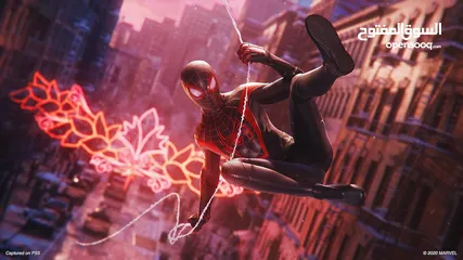  3 Marvel's Spider-Man: Miles Morales (PS4) CD سي دي سبايدر مان مايلز جديد من الحزام الازرق