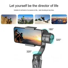  8 3Axis Handheld Gimbal Stabilizer for Smartphone ترايبود للجوال الذكي للتصوير والفيديو الاحترافي