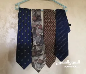  4 ربطة عنق بنص ديناااااار فقط