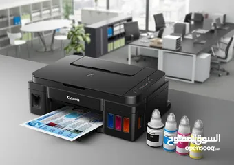  6 متوفر طابعة كانون طباعه ونسخ و سكان كانون Canon printer G3410 Print Scan Copy