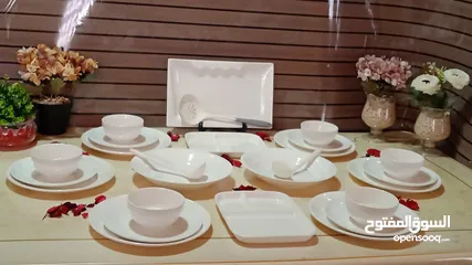  4 اطقم صحون سفرة