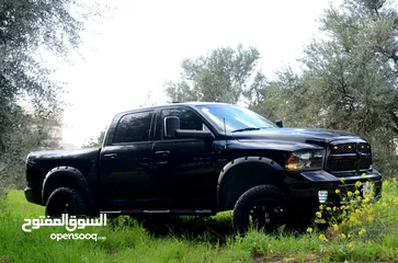  7 Dodge ram black edition dodge ram 2018   ممشى قليل ( غير قابل للبدل او التقسيط)