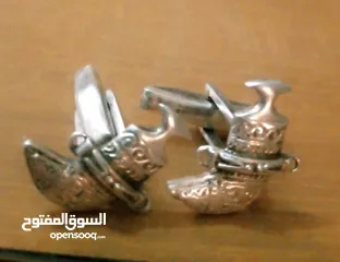  2 كبك رجالي زي عربي ، قميص ، فضة