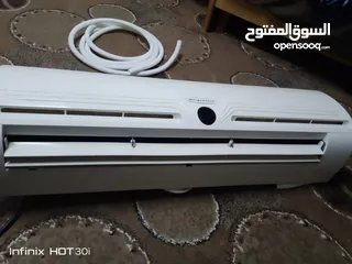  2 مكيف فريجيدير طن ونص غازو محبوس بحاله الوكاله اشتري وركب وبرابيشوا معاه 3 متر كت