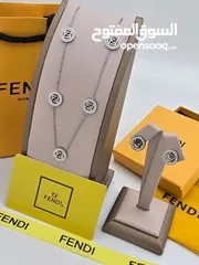  19 اكسسوار سلسال مع الحلق ماركات لويس فيتون وكارتير وديور وفالنتينو جميع الباراندات ماستر كوالتي