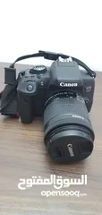  2 كاميرا كانون 750d مع كامل أغراضها بحالة الجديد