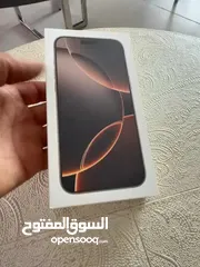  3 Brand new IPhone 16 pro titanium  آيفون 16 برو تتيتايوم 256 جيجابايت جديد