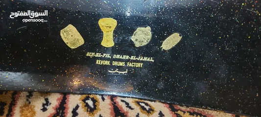  5 دف كاتم كيفورك 38 وكاخون اسباني لاتيني LP وشايمز مع شنطهم بحال الوكالة