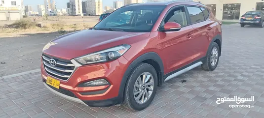  2 هيونداي توسان  موديل 2017قوه المحرك 1.6تيربو للبيع