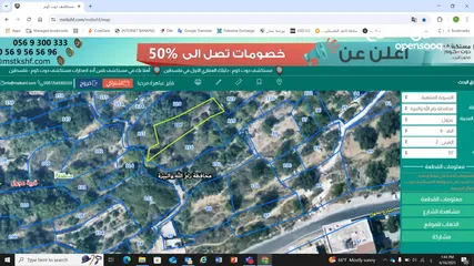  1 حاكورة أرض مزروعة باشجار مثمرة بسعر مغري