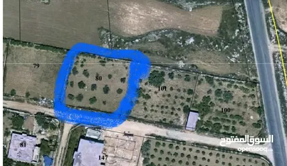  4 ارض للبيعة مساجة 729 متر