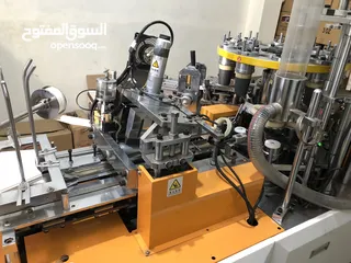  7 ماكينة تصنيع فناجين وكبيات ورقية - مصنع متكامل للبيع - بحالة ممتازة