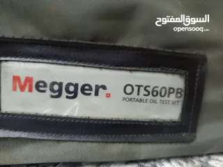  1 جهاز فحص زيت المحولات الكهربائيه موديل Megger OTS60PB