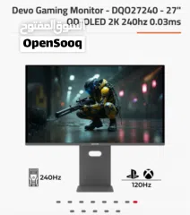  1 للبيع شاشة devo 2k 27inch 240hz oled