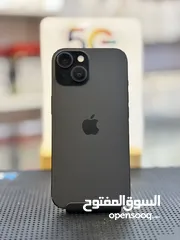  1 Iphone 15 128GB 100% battery  ‏‎ايفون 15 ذاكرة تخزين 128 جيجا بطارية  ‏‎%‎100 خدوش على الشصي