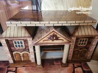  3 بوفيه سفره خشب زان ثقيل الحاله جيده السعر65دينار+طاولة تلفزيون بحاله ممتازه السعر 60 دينار بدل 220
