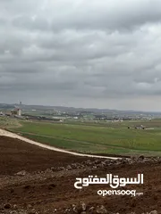  21 للبيع قطع مفروزة طريق الزرقاء اربد منطقة بلعما واصل خدمات