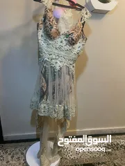  2 فساتين سهره استعمال نطيف