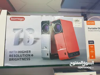  1 Borrego T6 wifi projector with higher resolution