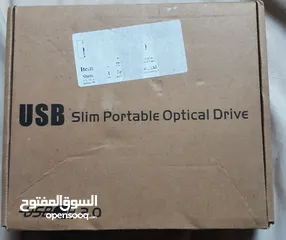  6 USB Slim Portable Optical Drive - محرك أقراص متنقل