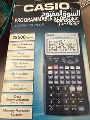  1 casio fx-5800p programmable scientific اله حاسبه