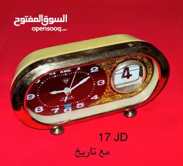  4 ساعات منبهه قديمة. خصم 20٪؜ على الاسعار الموجودة على الصور والتفاصيل في الوصف.