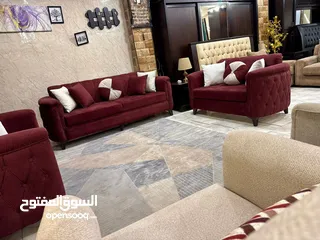  17 طقم كورنر تفصيل خشب لاتيه وقراط إسفنج ضغط عالي سفنج تركي القماش قماش مخمل ووتر بروف
