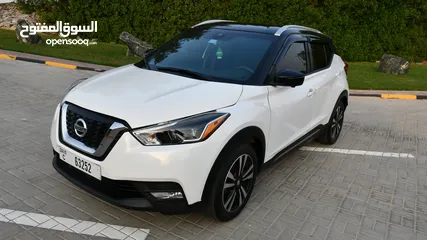  1 Nissan -Kicks - 2020 - White - Mini SUV - Engine Capacity 1.6 L