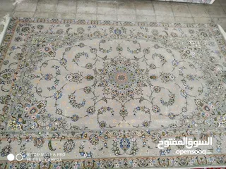  6 High quality Persian handmade rugs (Isfahan-Kashan design)