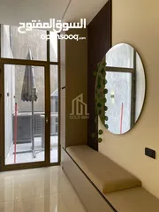  10 شقة شبه أرضية مفروشة للبيع 77م داخلي /77م خارجي في أرقى وأهدى مناطق عبدون  / ref 9523
