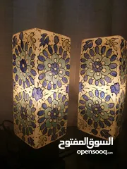  11 Camel Skin table lamps.