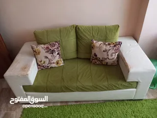  2 كورنر حرف L مع ثنائيه  للبيع خشب سويد ثقيل