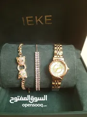  4 طقم ساعه و اسوارتين من شركه IEKE