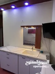  4 ستوديو  مفروش لدكتور او طب رفيديا او 850 دائم  1000 موقت