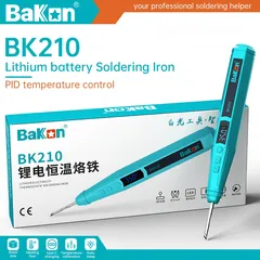  1 USB C Bakon BK210 Portable Electric Soldering Iron Lithium Battery mobile repair diy