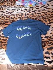  3 تيشرت خامه celio لونه ازرق مقاس XL