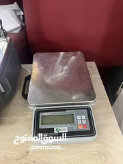  2 ميزان اليكتروني للبيع  ملحمة محمص عدة سوبرماركت