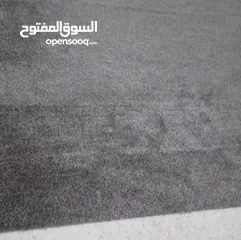 4 موكيت قص ثقيل قطعتين للبيع شبه الجديد لون بني مونس بيج
